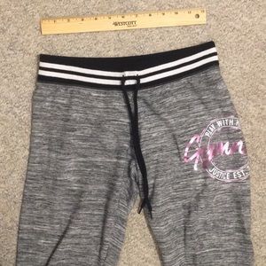 Gray ‘Gymnastics’ joggers Justice